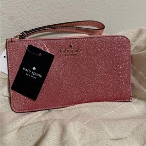 Kate Spade Sparkling Pink Wristlet